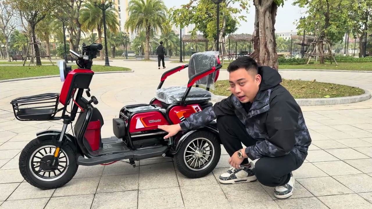 Rivew xe 3 bánh điện nhật cao cấp của hãng TKYO motor E9 PRO 