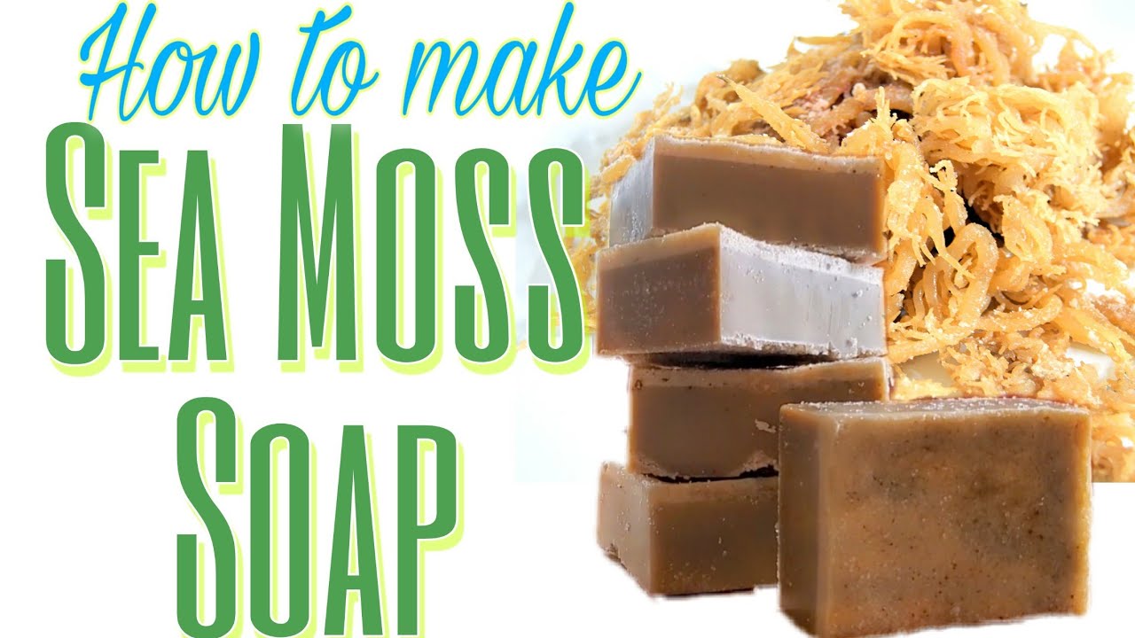 How To Make Sea Moss Soap | Sea Soap | Melt And Pour Soap Tutorial
