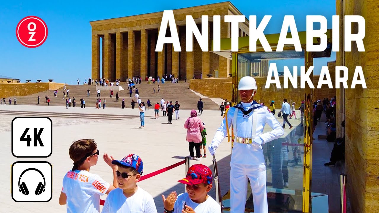 ANKARA Anıtkabir - Türkiye 🇹🇷 4K Walking Tour | Mausoleum of Mustafa Kemal Atatürk in Ankara