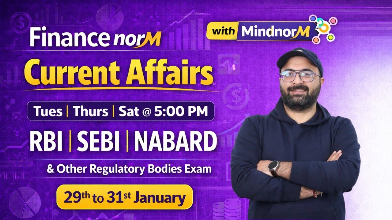 Finance Current Affairs for RBI Grade B | RBI Grade B Classes | RBI Preparation 2026 | Madhav Sir
