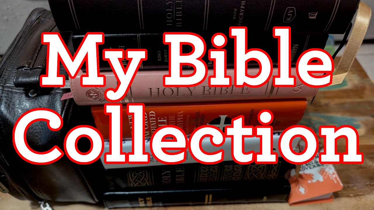 My Bible Collection 2024 | Bible Stack | Spiritual Stack | Bible Shelf | Bible Study