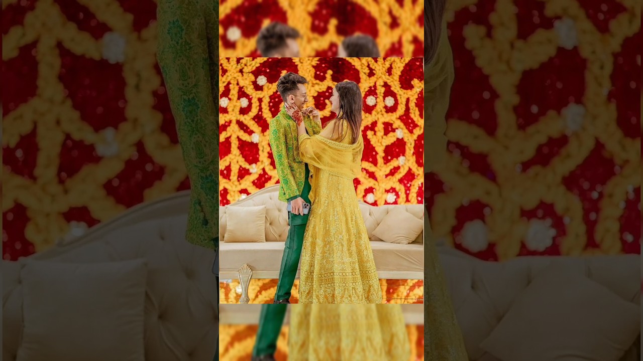 Viral Couple Nimra & Asad New HD Pictures 💞 Men rang sharbton ka song #asad #nimra #shorts #viral