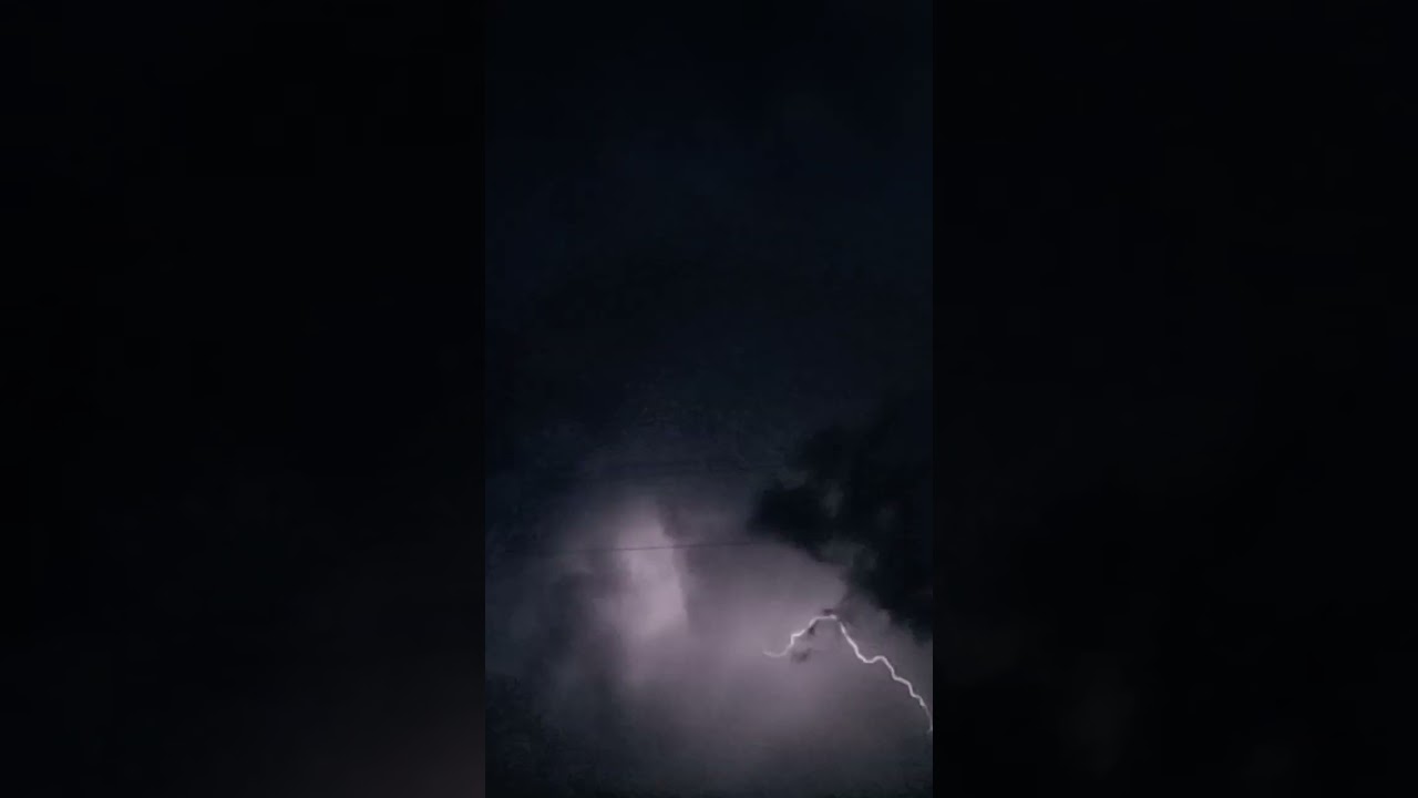 Thunder and lightning