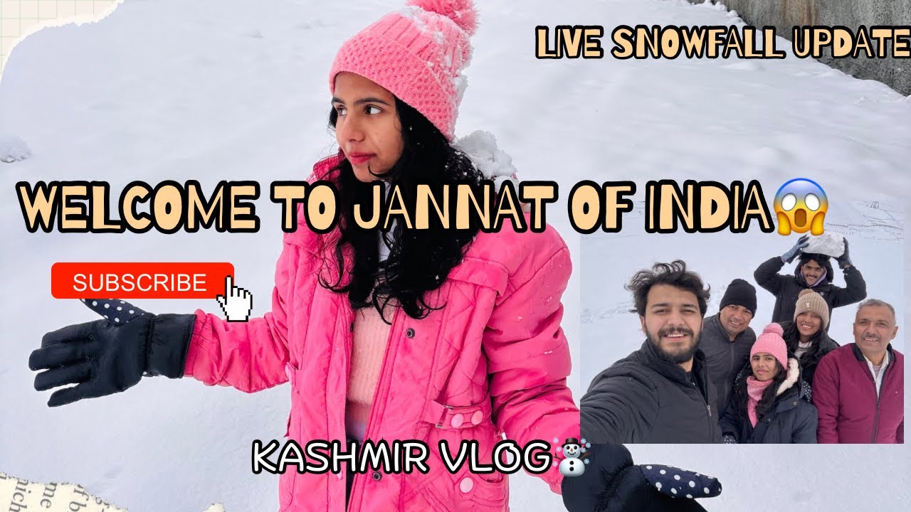 Kashmir aagye|LIVE SNOWFALL IN SONMARG DECEMBER 2025✨