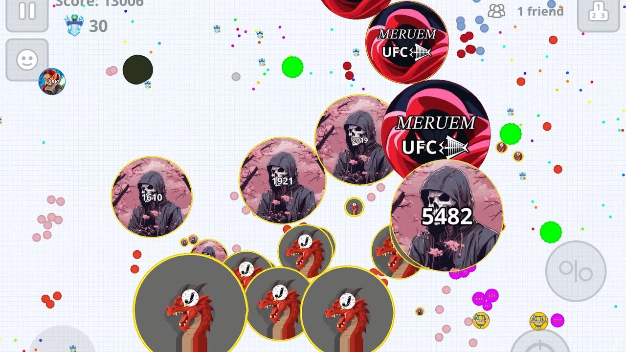 THE BEST DUO🔥 (AGAR.IO MOBILE)