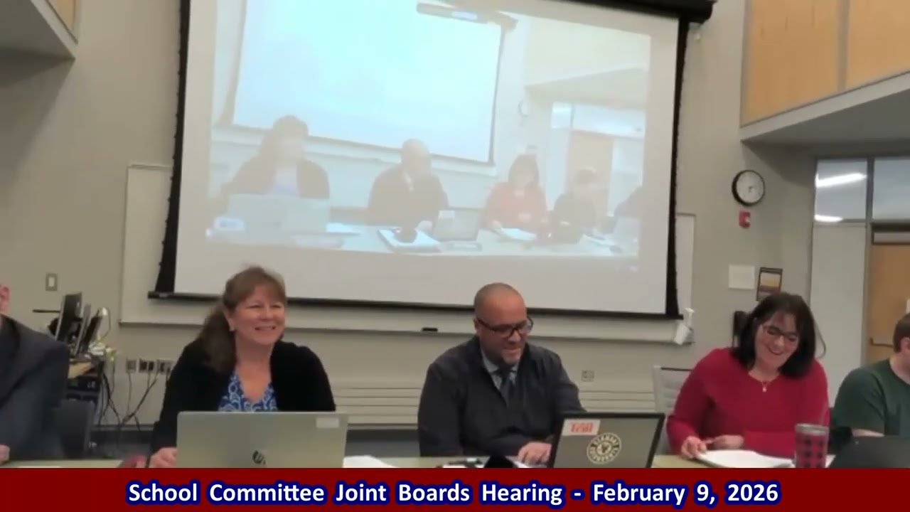School Committee Joint Boards Hearing - February 9, 2026