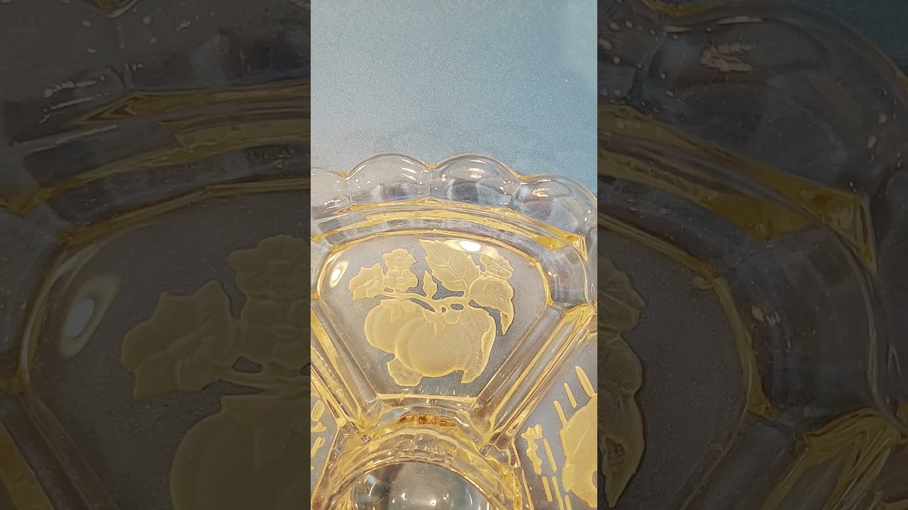 FOR SALE Vintage Indiana Glass Clear & Frosted 6 Section Server $20 + Shipping #shorts #servingdish