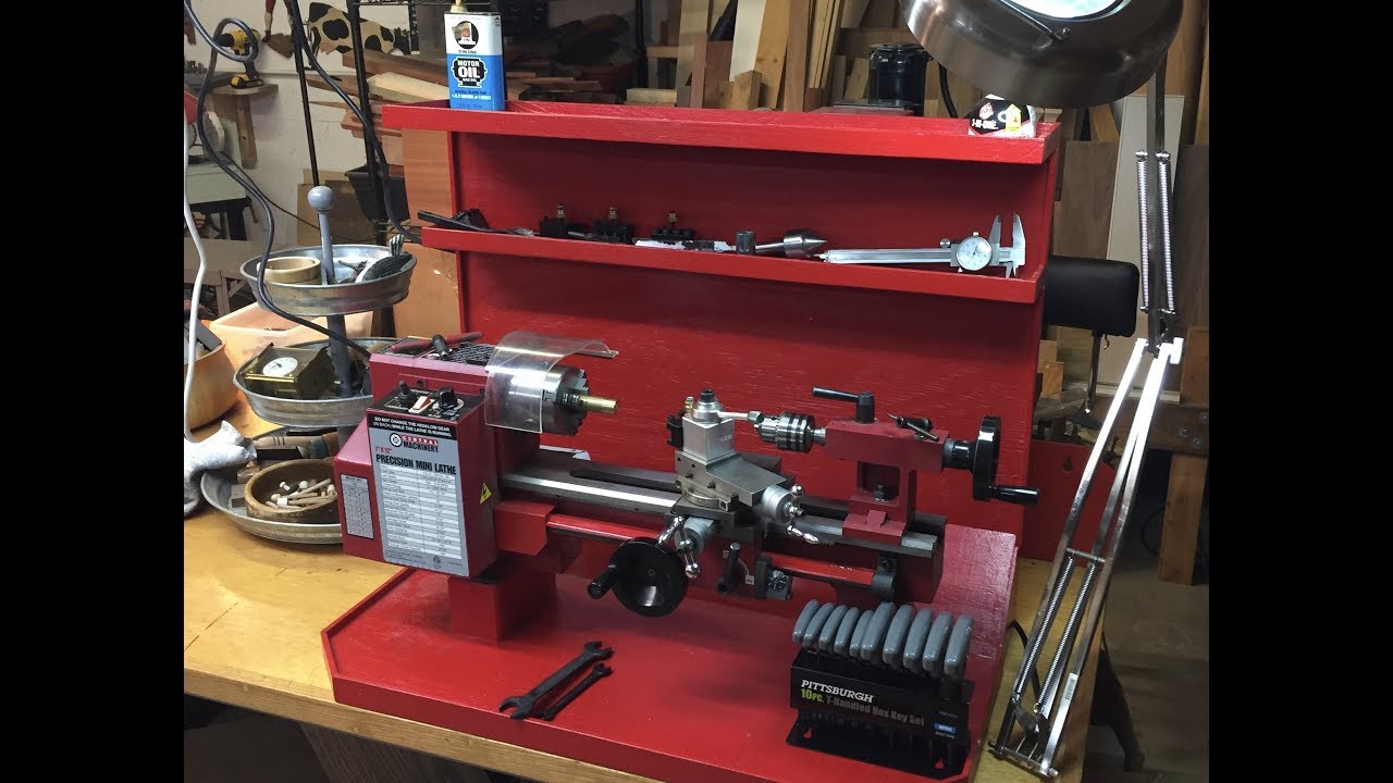 Improvements to My HF Central Machinery Mini-Lathe Work Station