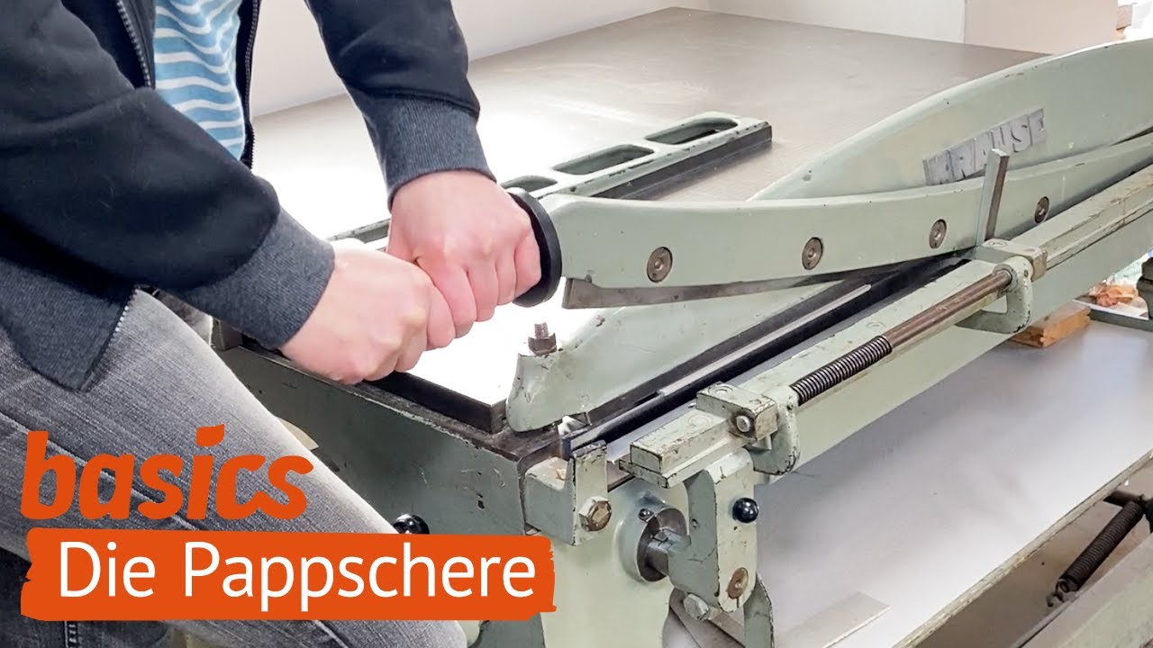 Die Pappschere | Geräte in der Buchbinderei | Basics | Heidi Leimt | Buchbinden | bookbinding
