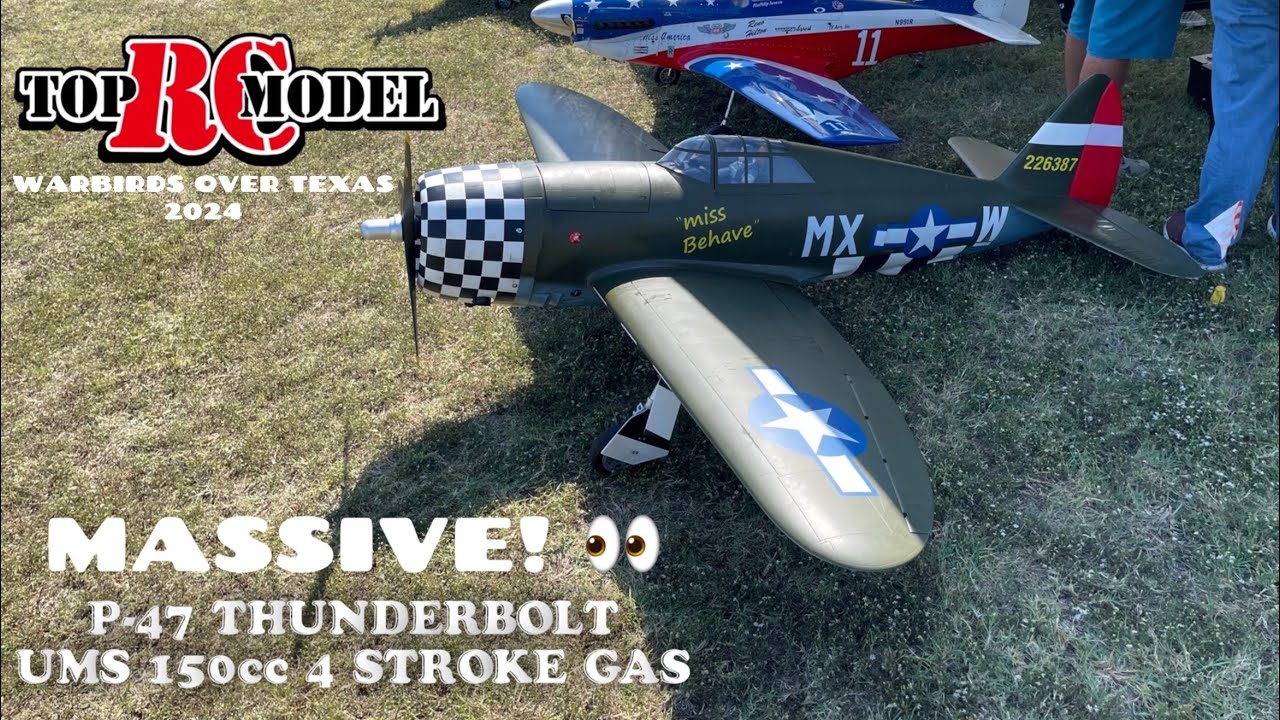✈️ TOP RC P-47 THUNDERBOLT WARBIRD “MISS BEHAVE