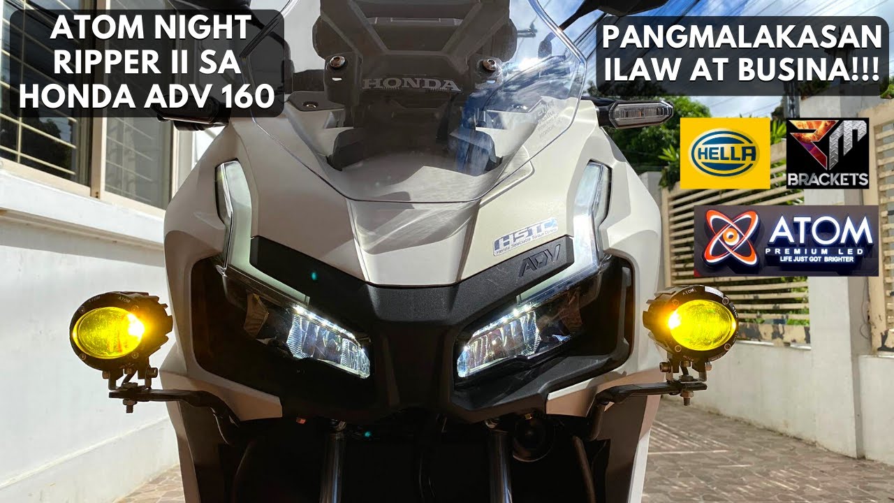 HONDA ADV 160 | ATOM NIGHT RIPPER 2 | HELLA HORN | Installation Episode 3