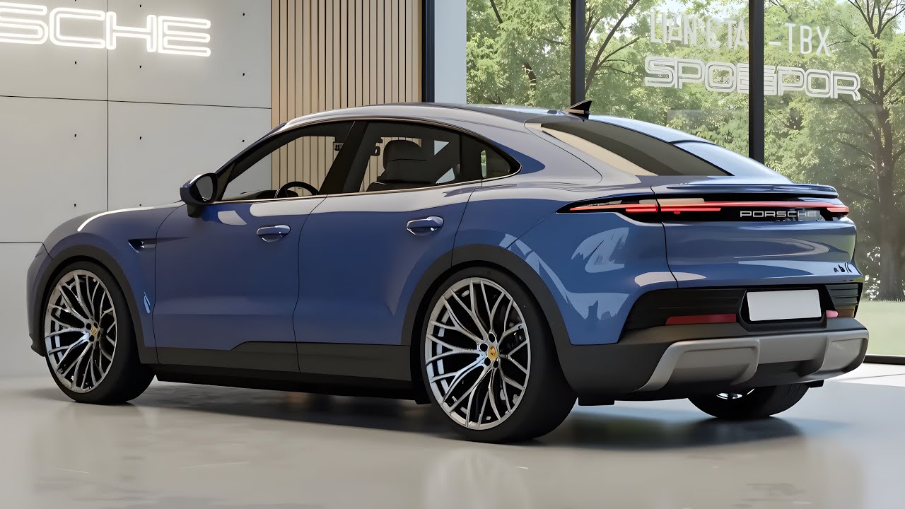 Совершенно новый Porsche Cayenne Coupe EV 2026 года — самый мощный Porsche из когда-либо созданных