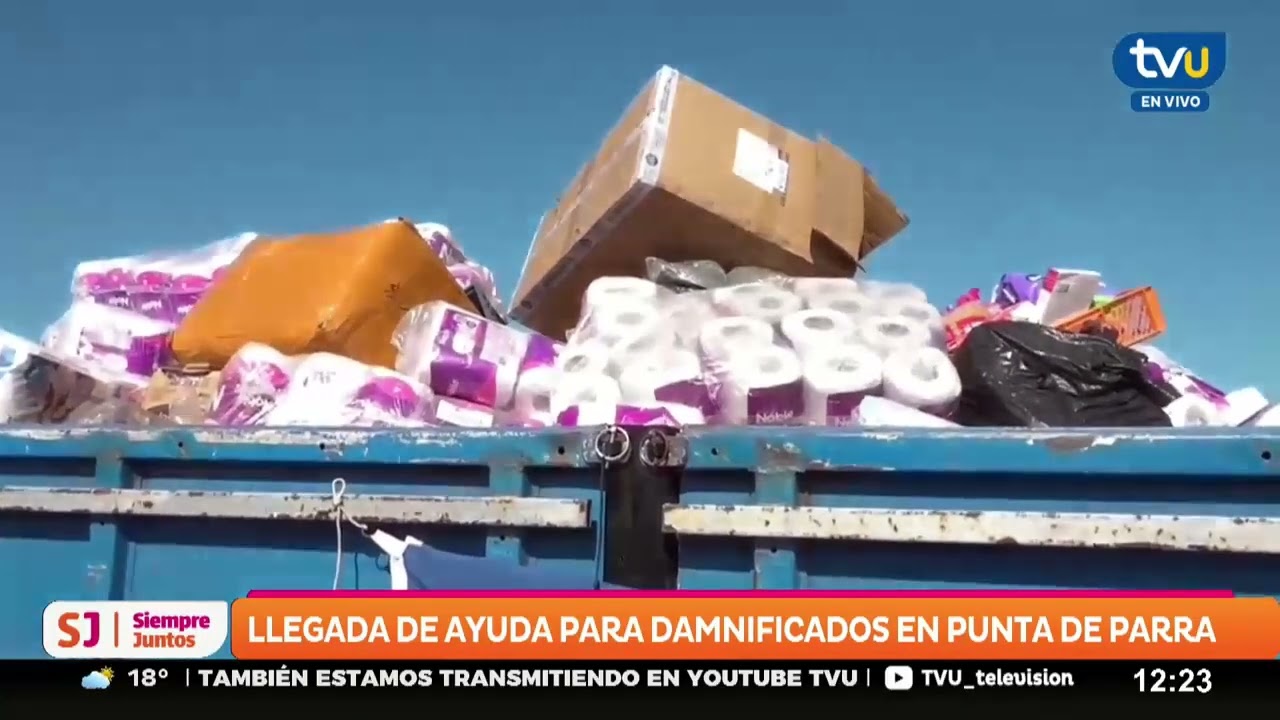 Vecinos de Punta de Parra trabajan en ayudas y reconstrucción de sus viviendas - Parte 2