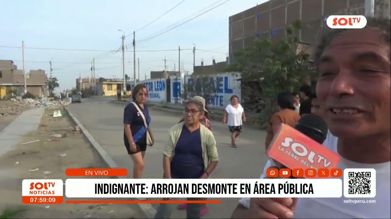 Trujillo: Arrojan basura en área pública