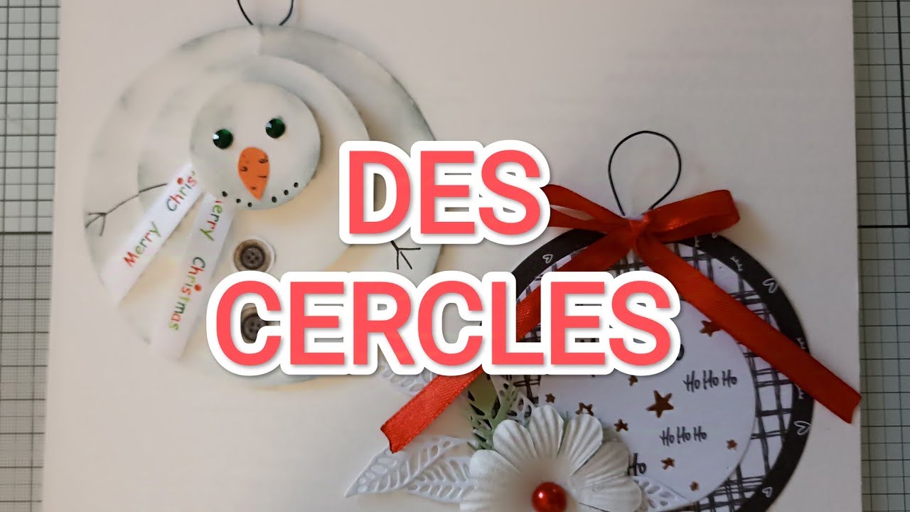 2 CARTES SIMPLES AVEC DES CERCLES