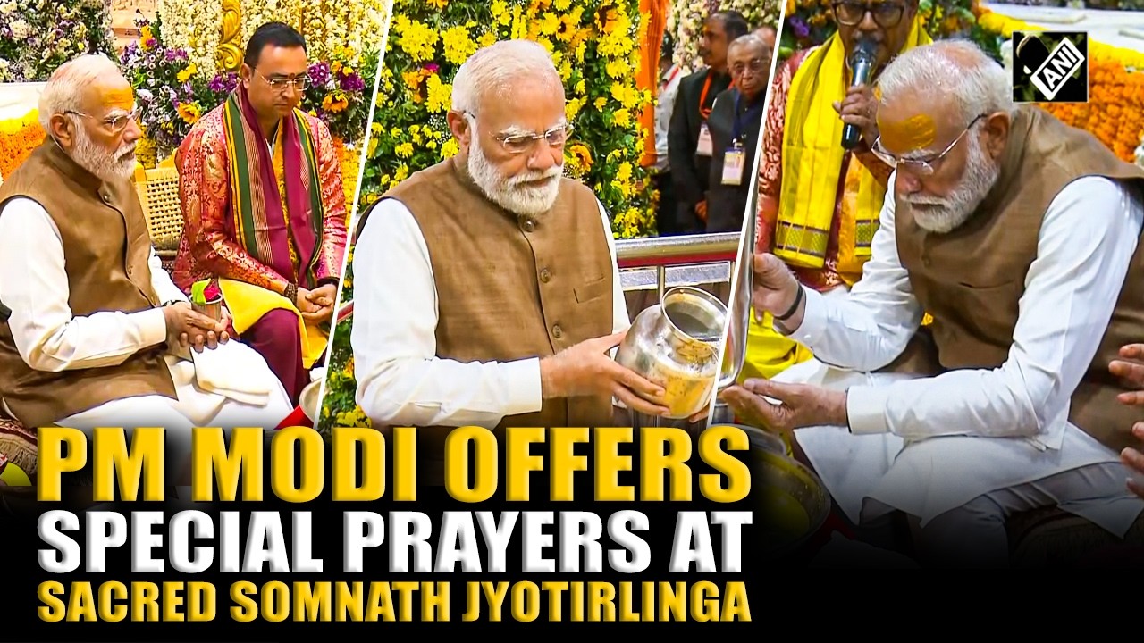 Watch! PM Modi offers special prayers at Baba Somnath Temple in Gujarat