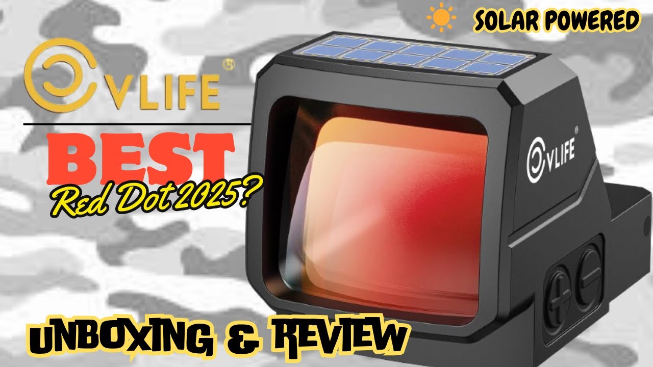 CVLife Wildhawk Solar Red Dot Review | Bench Test + Range Testing (Full Breakdown)