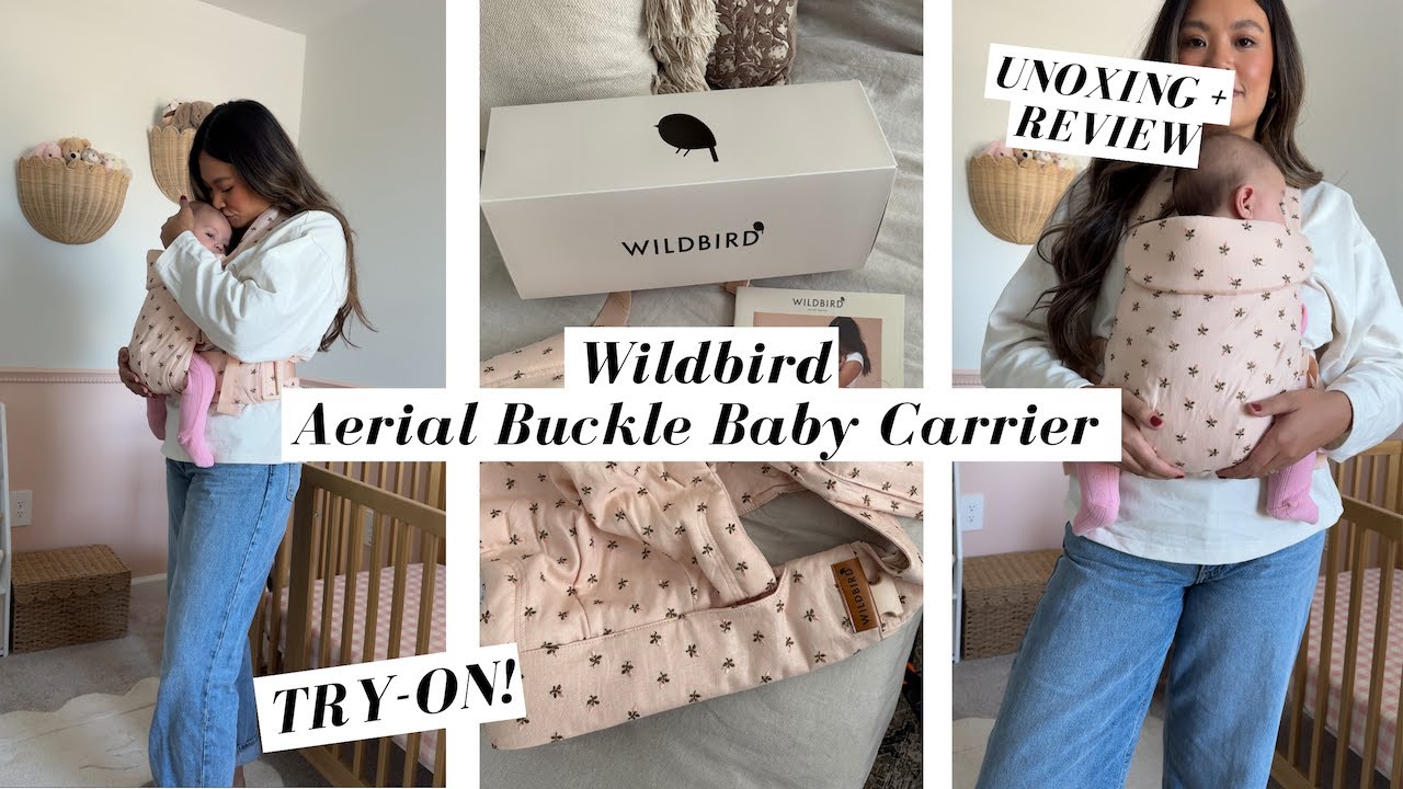 WildBird Aerial Buckle Carrier Honest Review | Easy, Stylish & New-Parent Friendly! unboxing, Try-On
