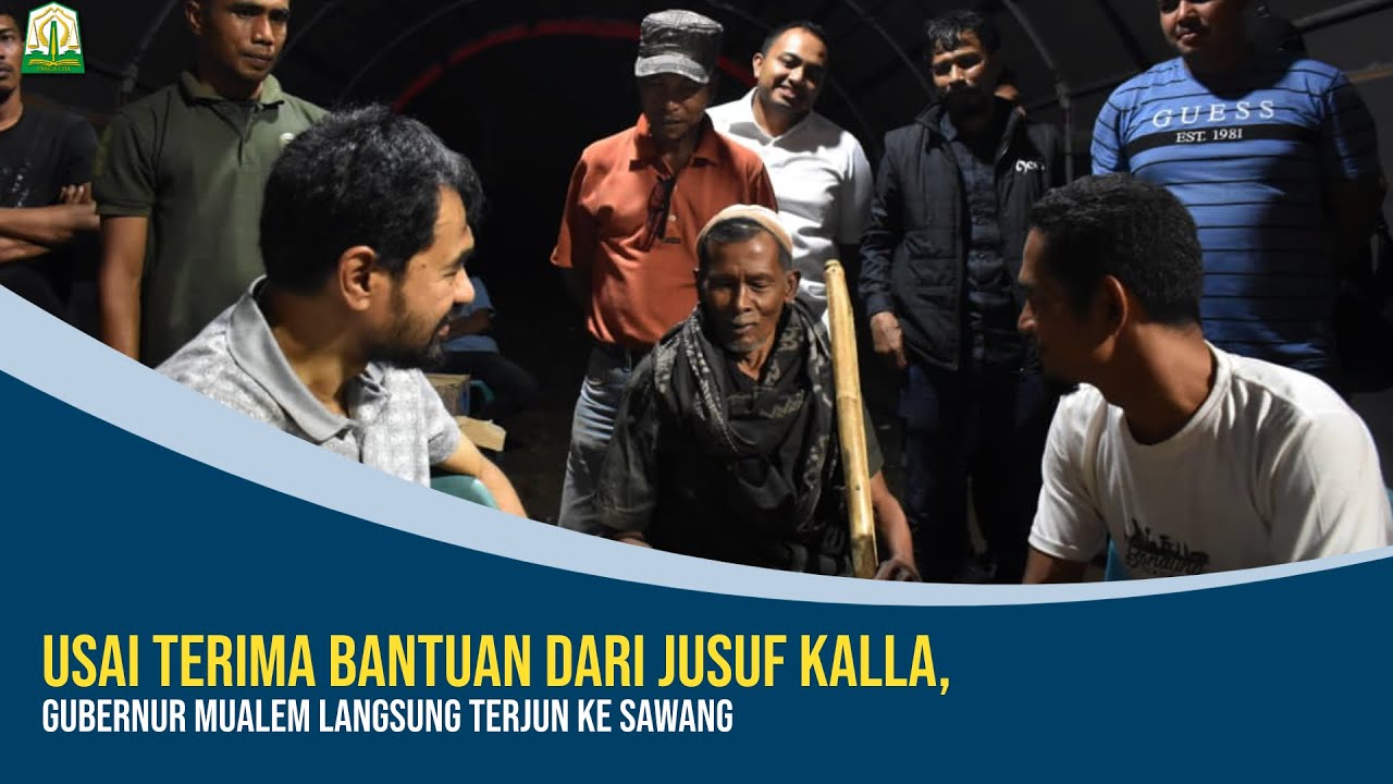 Usai Terima Bantuan dari Jusuf Kalla, Gubernur Mualem Langsung Terjun ke Sawang
