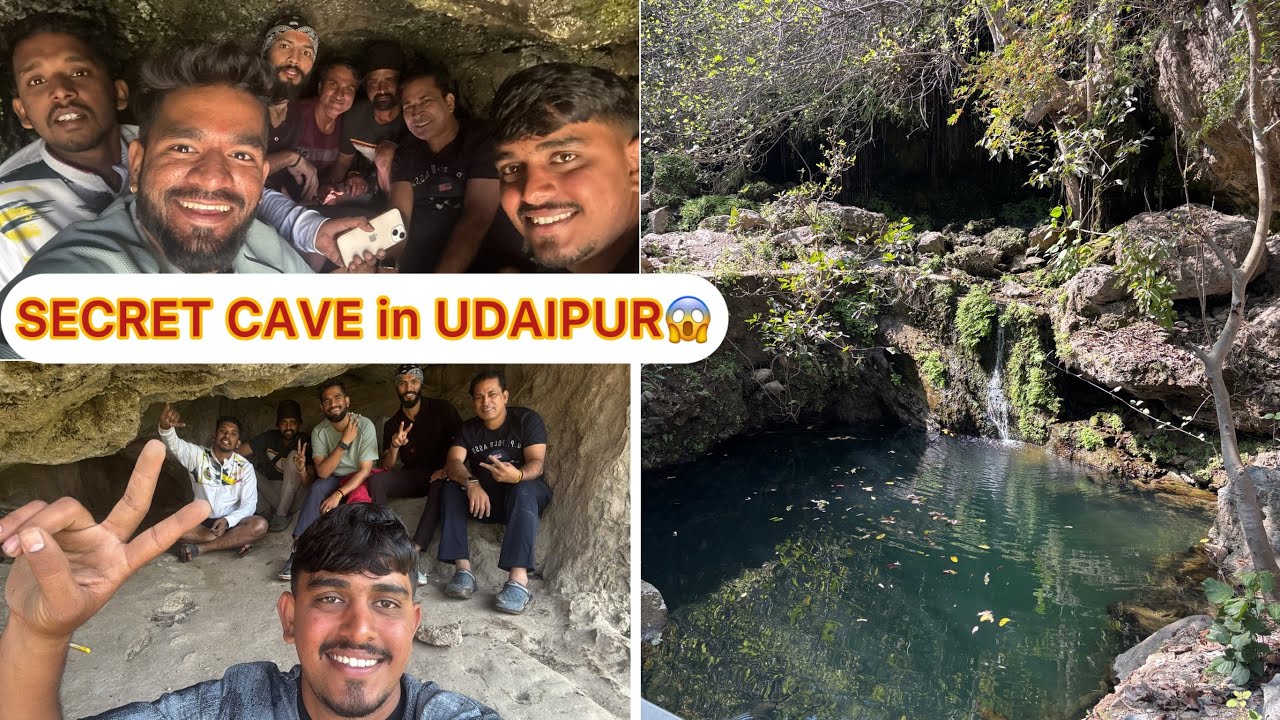 Exploring the hidden cave of Shri Maharana Pratap Myra Ki Gufa in Udaipur 🏔️#udaipur #caves 