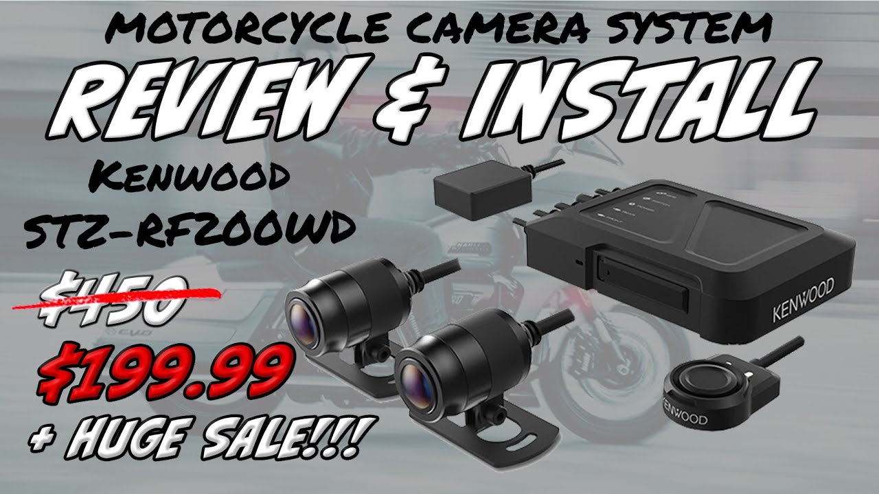 HUGE SALE! Kenwood STZ-RF200WD Dual Camera Recording System for Harley Davidson® + Review & Install