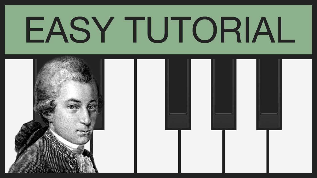 Eine kleine Nachtmusik (Mozart) | EASY Piano Tutorial | Melodica | Slow