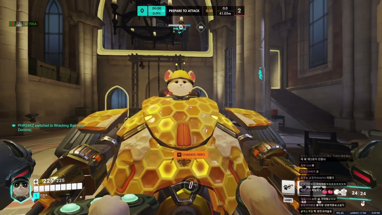 Jetpack Cat - VP FiXa GM 1 Gameplay | King's Row | Season 1 Overwatch SUP POV