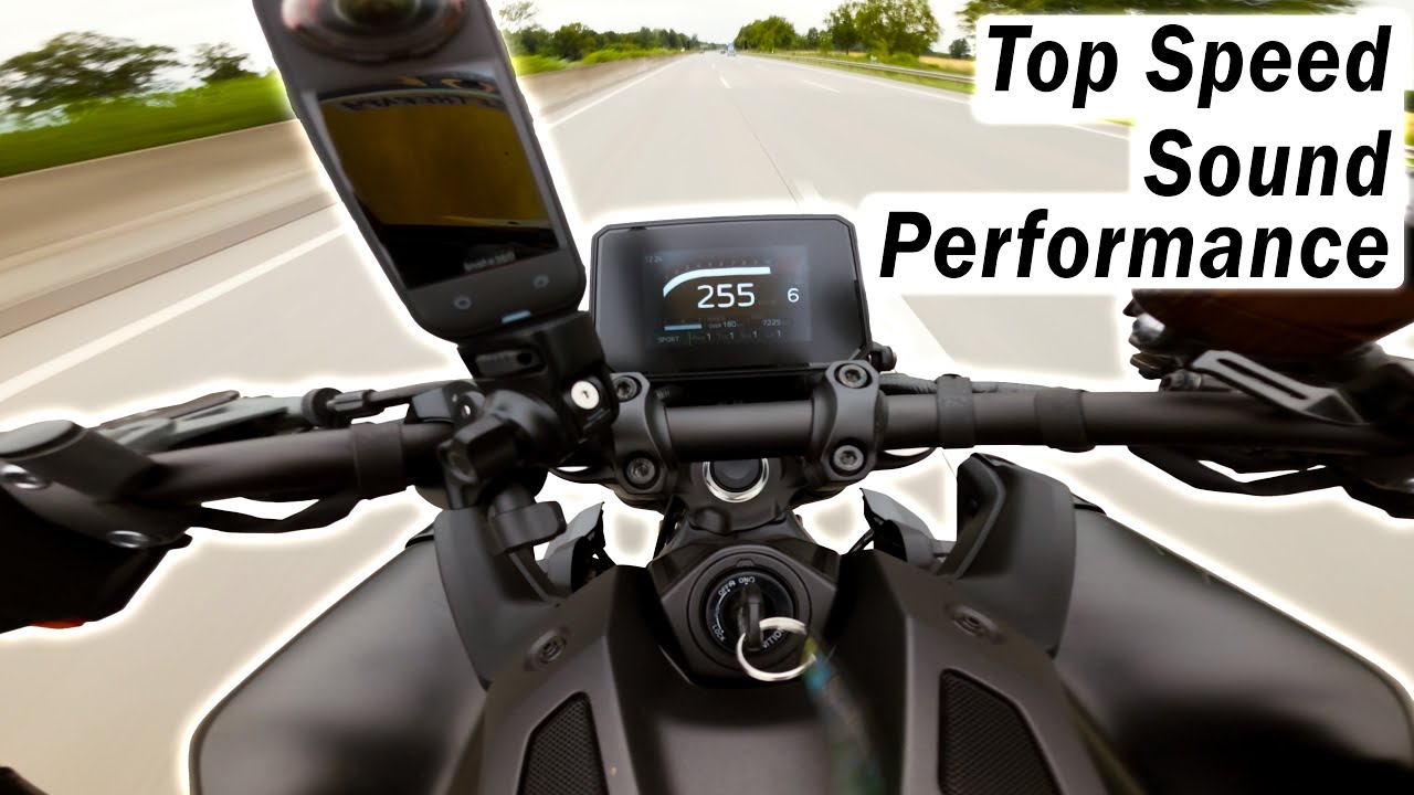 YAMAHA MT09 (2024) | Top Speed, Sound & Performance