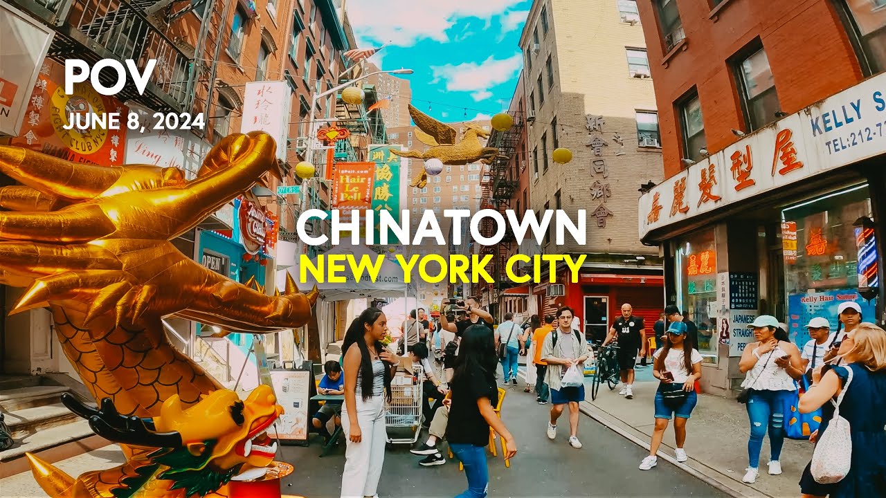🔴 CHINATOWN NEW YORK CITY WALK: POV Exploring NYC Streets in Manhattan, NY, USA #nycwalkingtour #4k