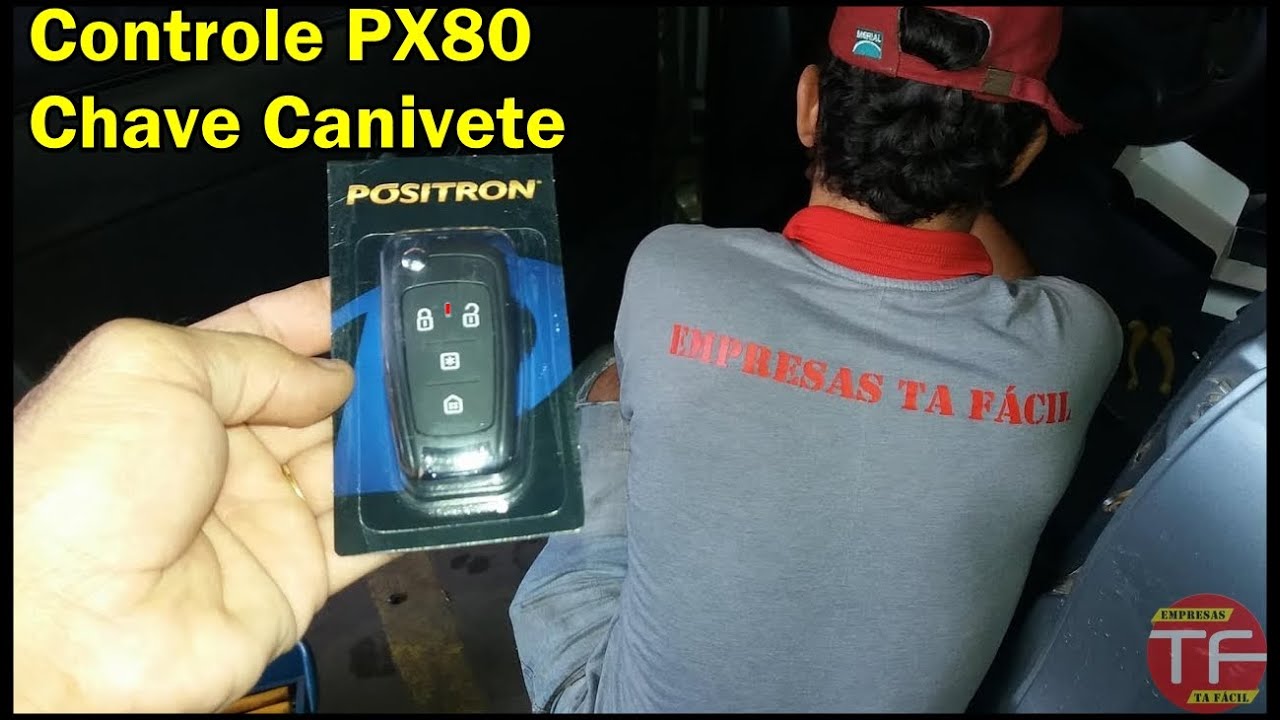 Como programar e configurar o controle canivete Px 80