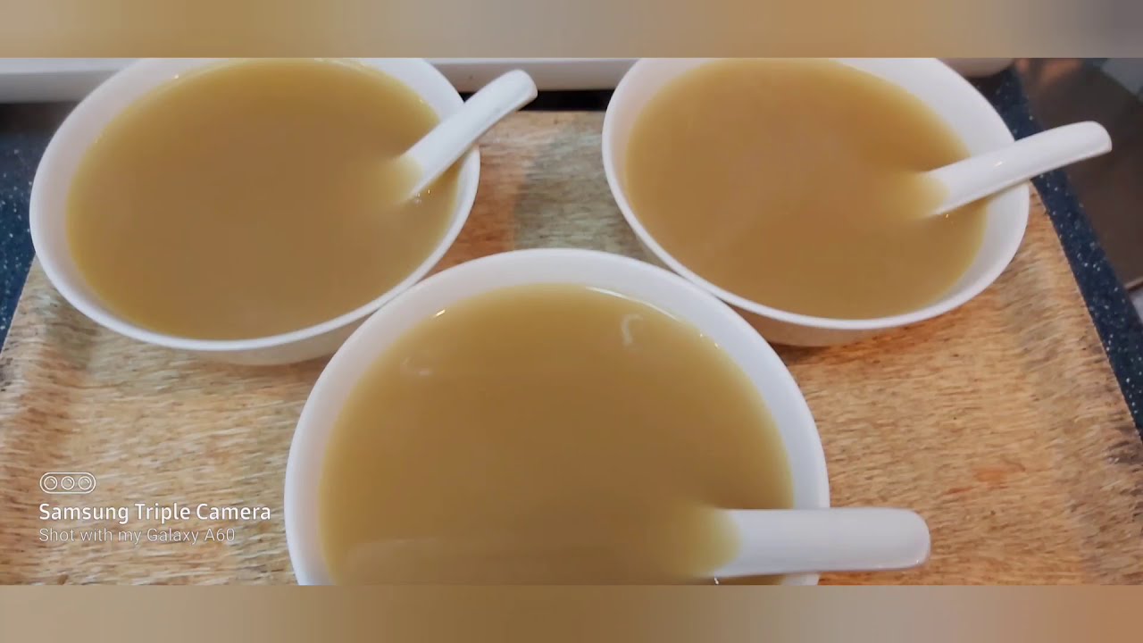 Arrow root soup