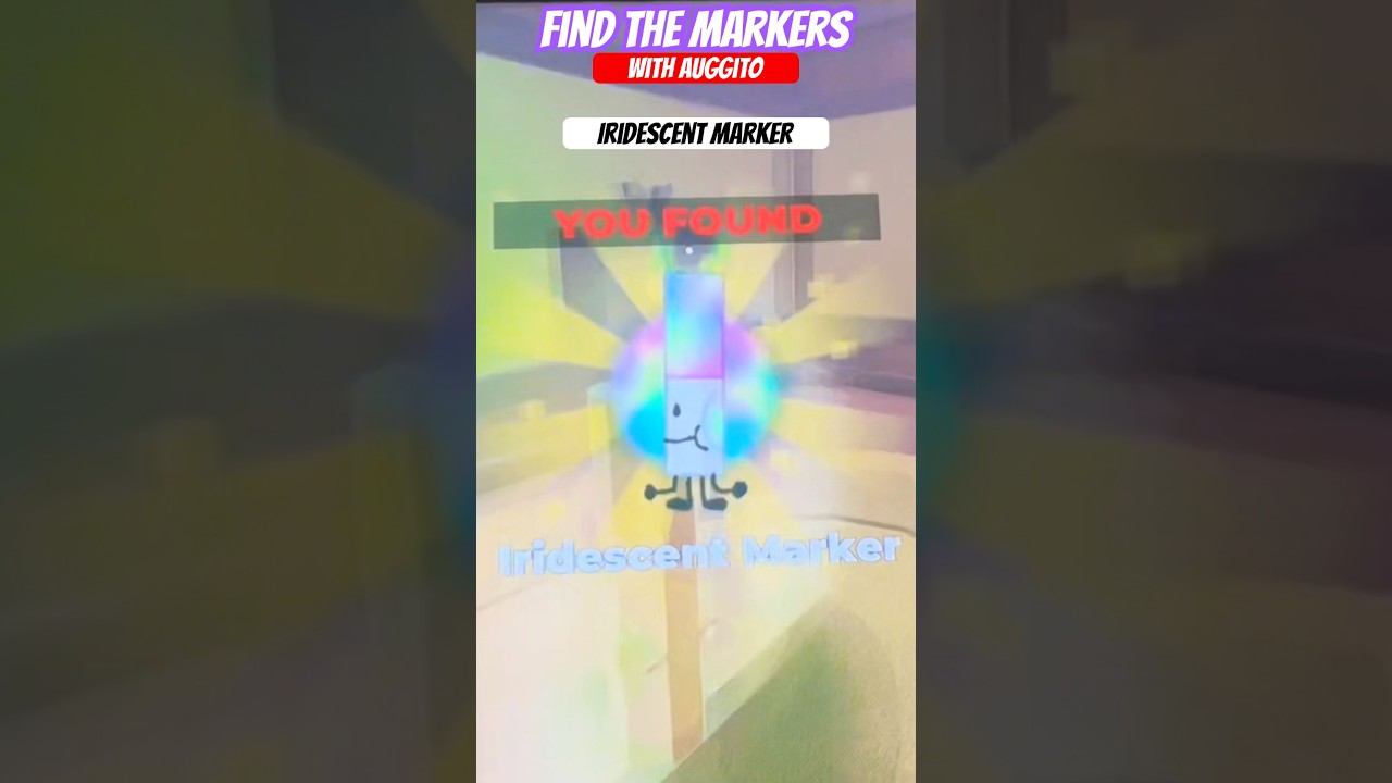 Iridescent marker in Find The Markers DUST WORLD