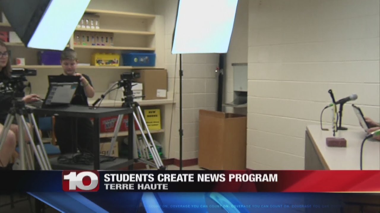 Students create news program