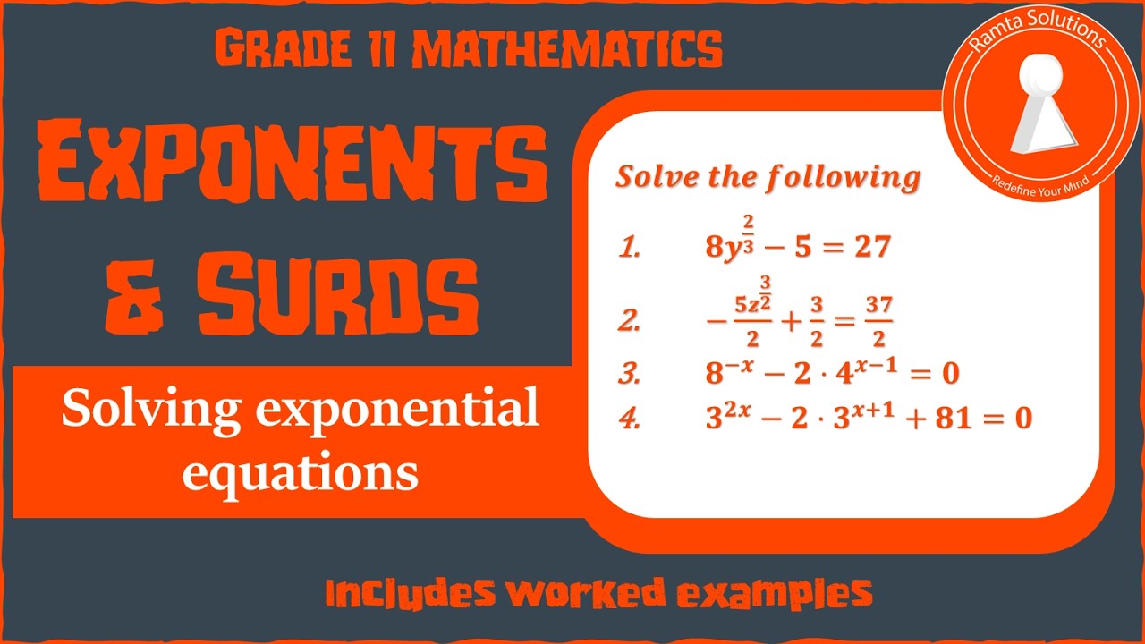 Solving exponential equations