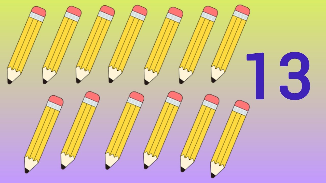 കണക്ക് സംഖ്യ 13 (Thirteen ) വളരെ എളുപ്പത്തിൽ പഠിക്കാം 