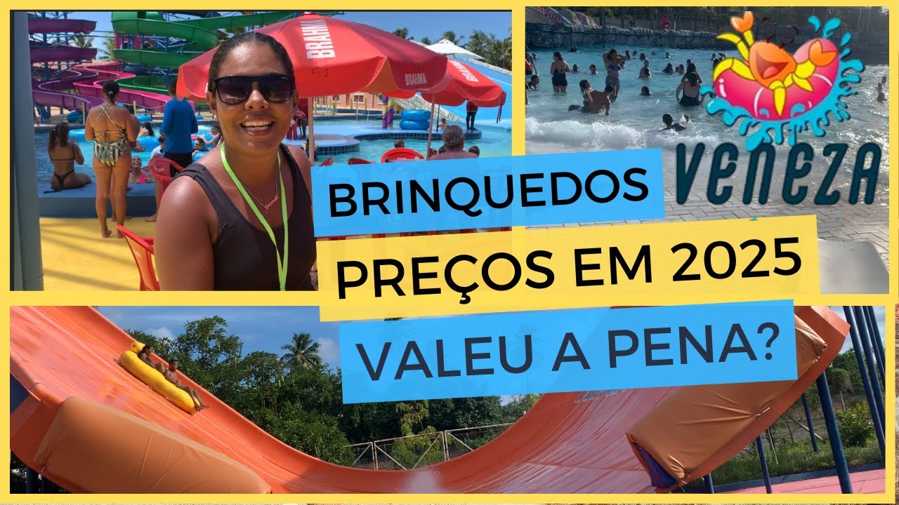 Veneza Water Park 2025 (ATUALIZADO): Preços, Brinquedos e Alimentação! Vale a Pena? #parqueaquático