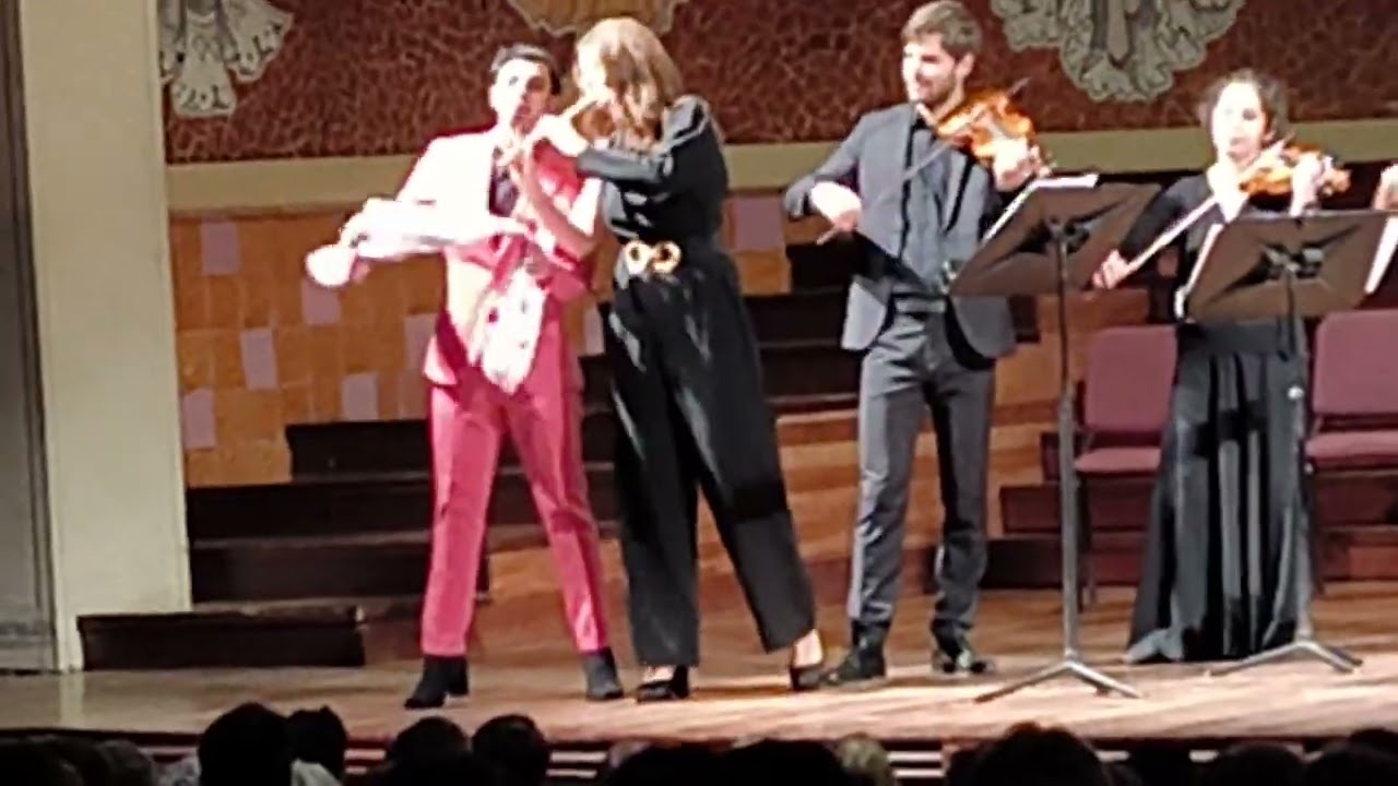 BRUNO DE S&Aacute;, Dorothee Oberlinger & Ensemble 177 at Palau de la m&uacute;sica catalana de Barcelona 