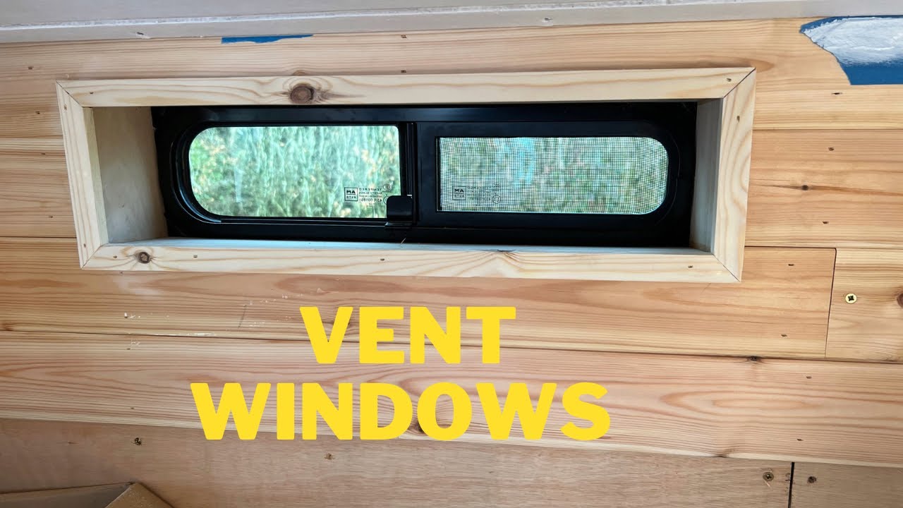 Install a bonded vent window in your van | Van build