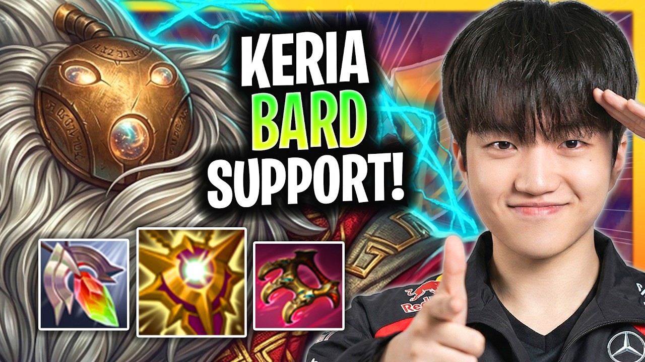 T1 KERIA PLAYS HIS ICONIC BARD SUPPORT! | T1 Keria Plays Bard Support Patch 26.10