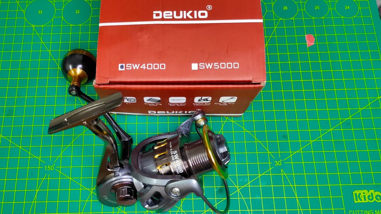 Ep223-unboxing review & teardown.. DEUKIO SW4000 . METAL BODY,SMOOTH DRAG CLICKER,POWER HANDLE