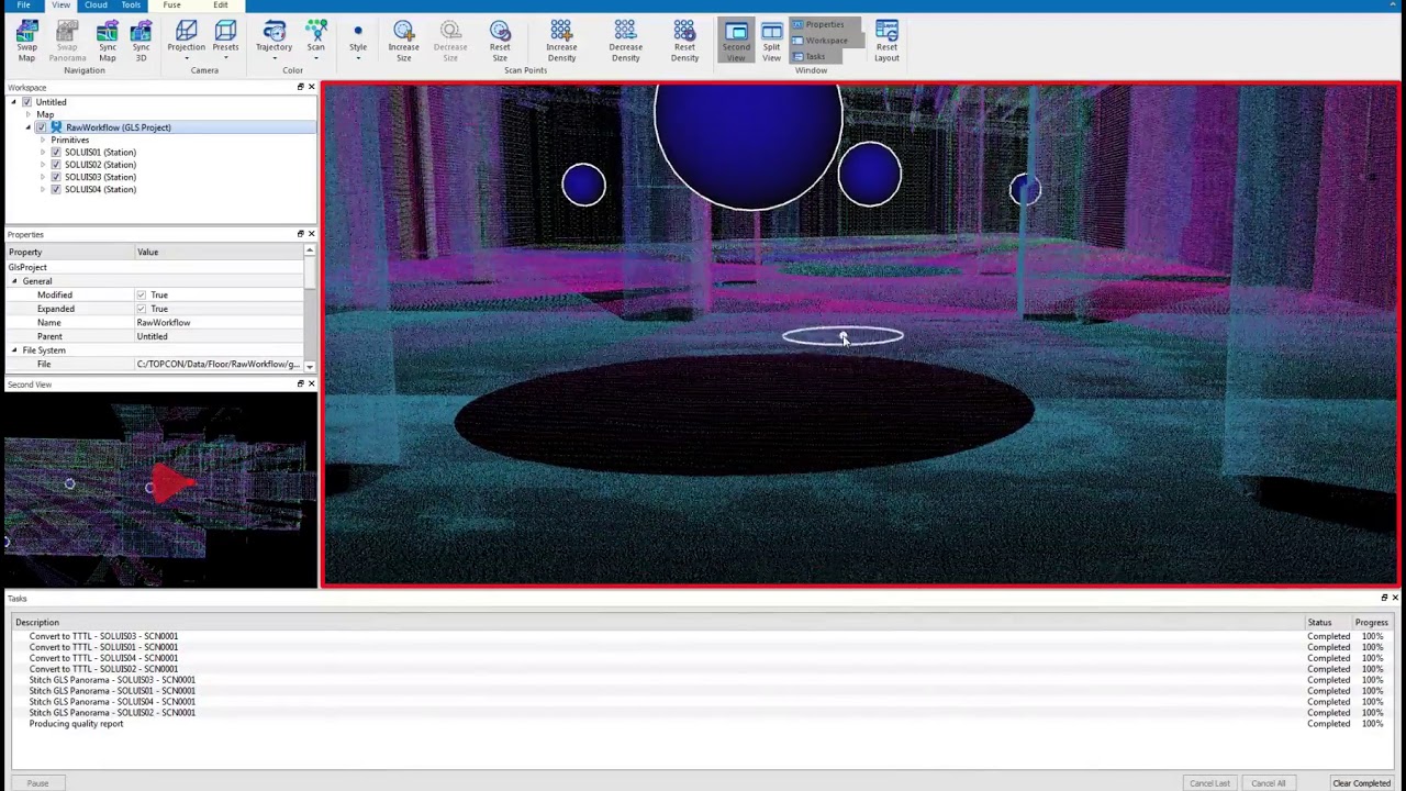 Topcon Training - MAGNET Collage - GLS Data - Scan Registration