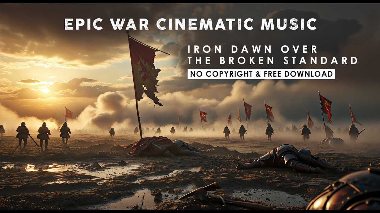 Epic War Cinematic Music - Iron Dawn Over the Broken Standard | (No Copyright)