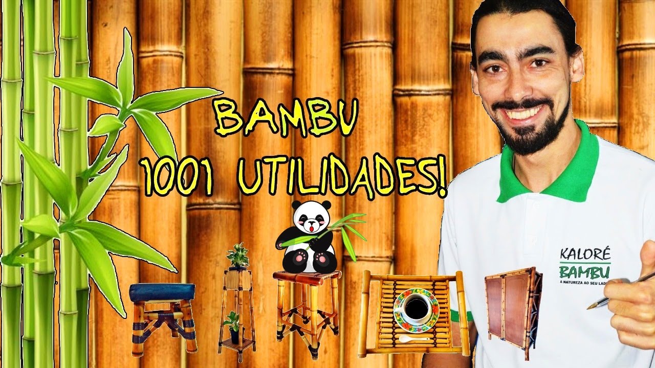 Artesanato com Bambu [UTILIDADES DO BAMBU]