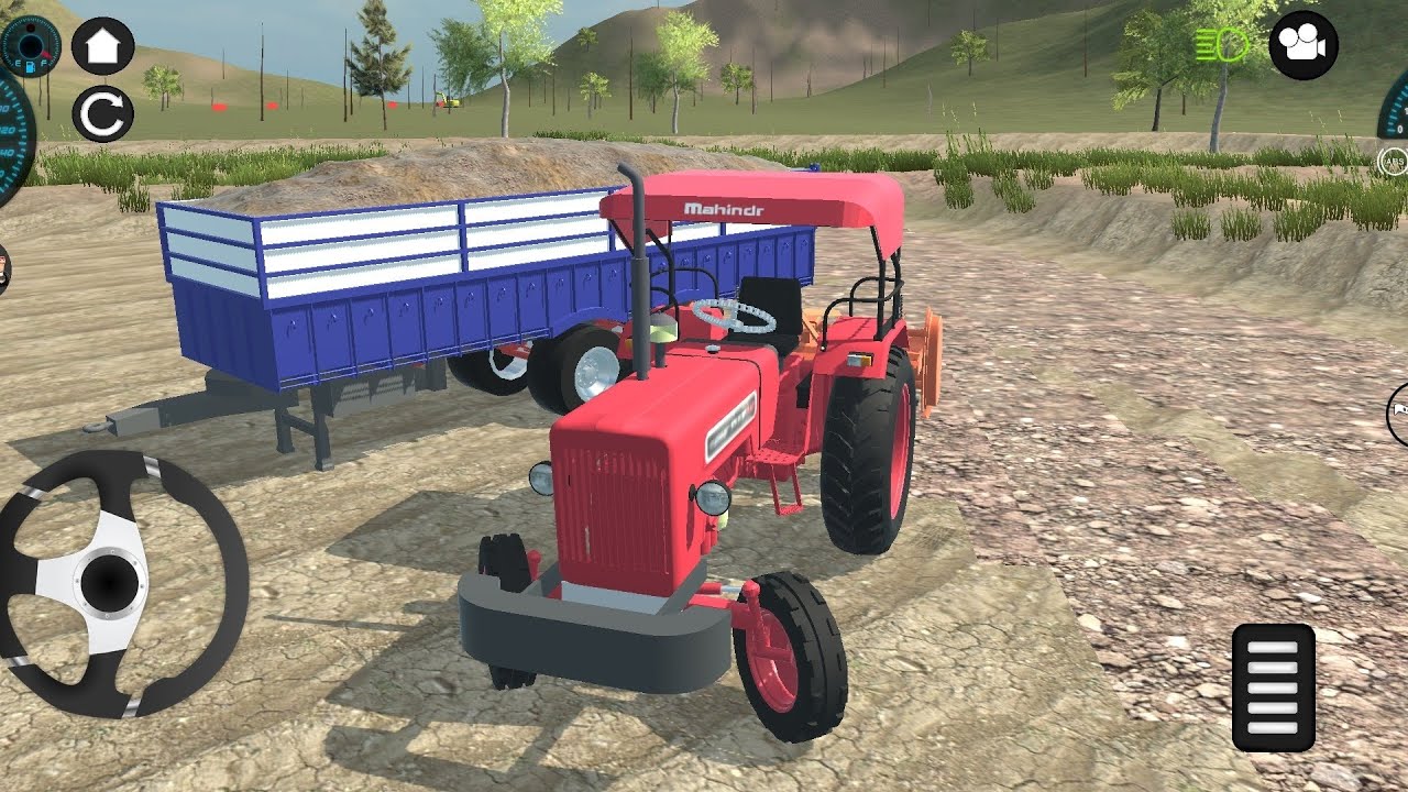 Rotavator Farming By Mahindra 575  | Tractor Simulator Game | Android Gameplay | Tractor Simulator 
