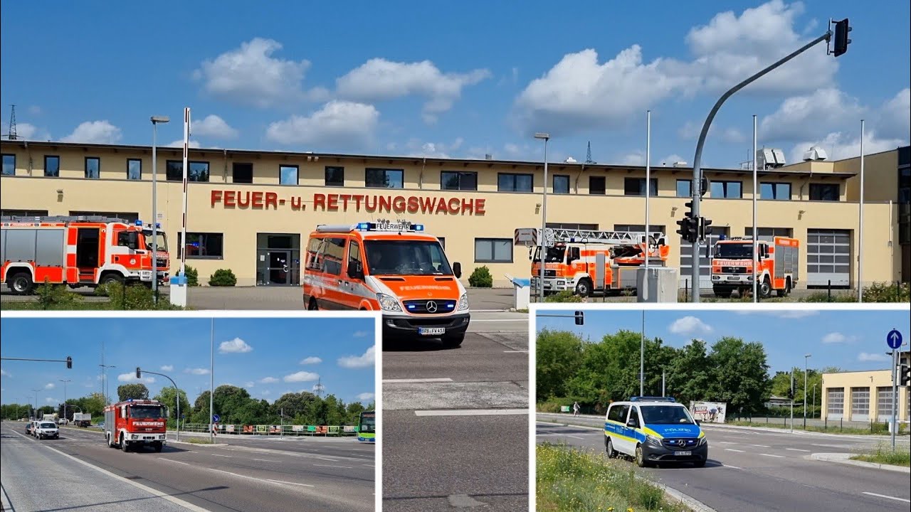 [🔥LÖSCHZUG + FF BRANDENBURG] ➤ Einsatzfahrten zum Brandeinsatz
