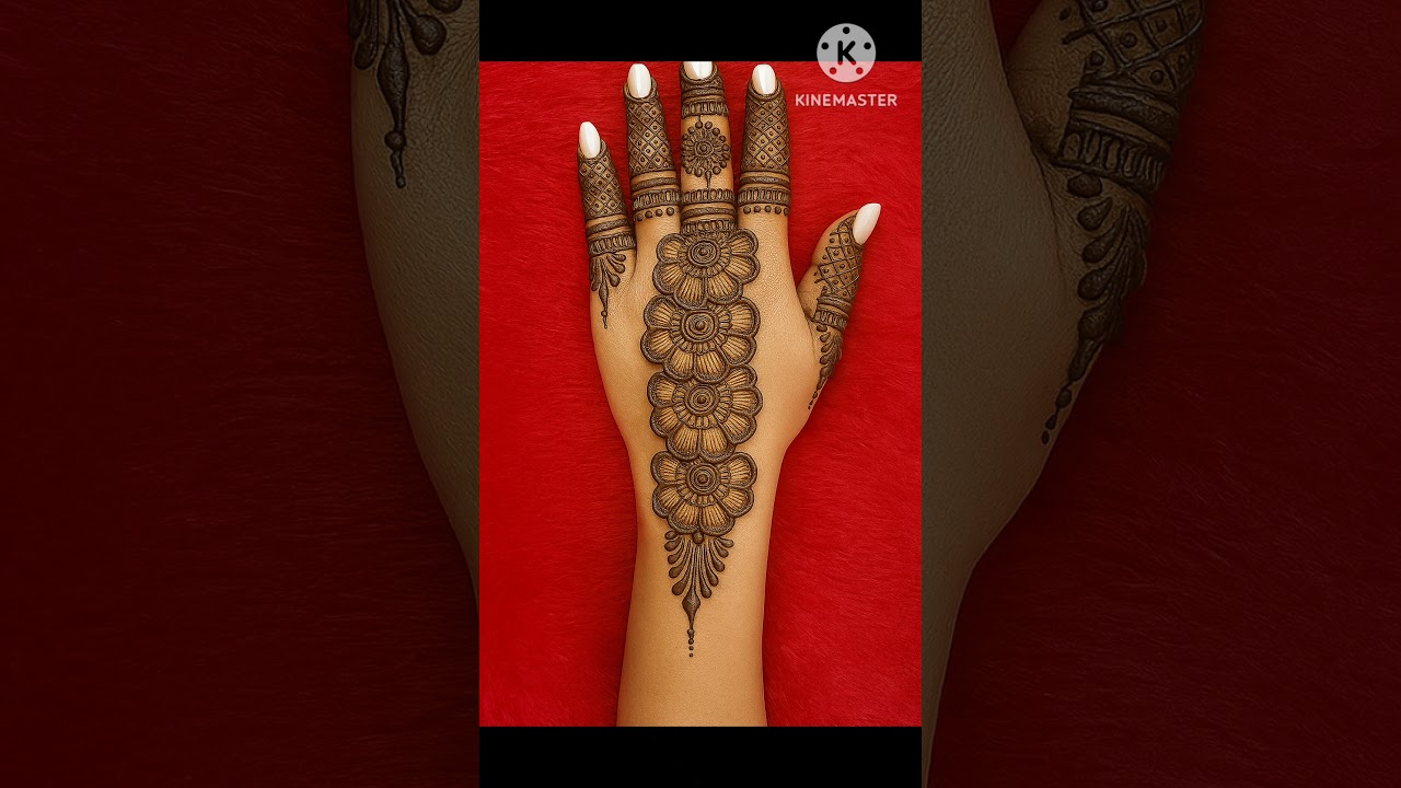 #conedesigns stylish mehandi