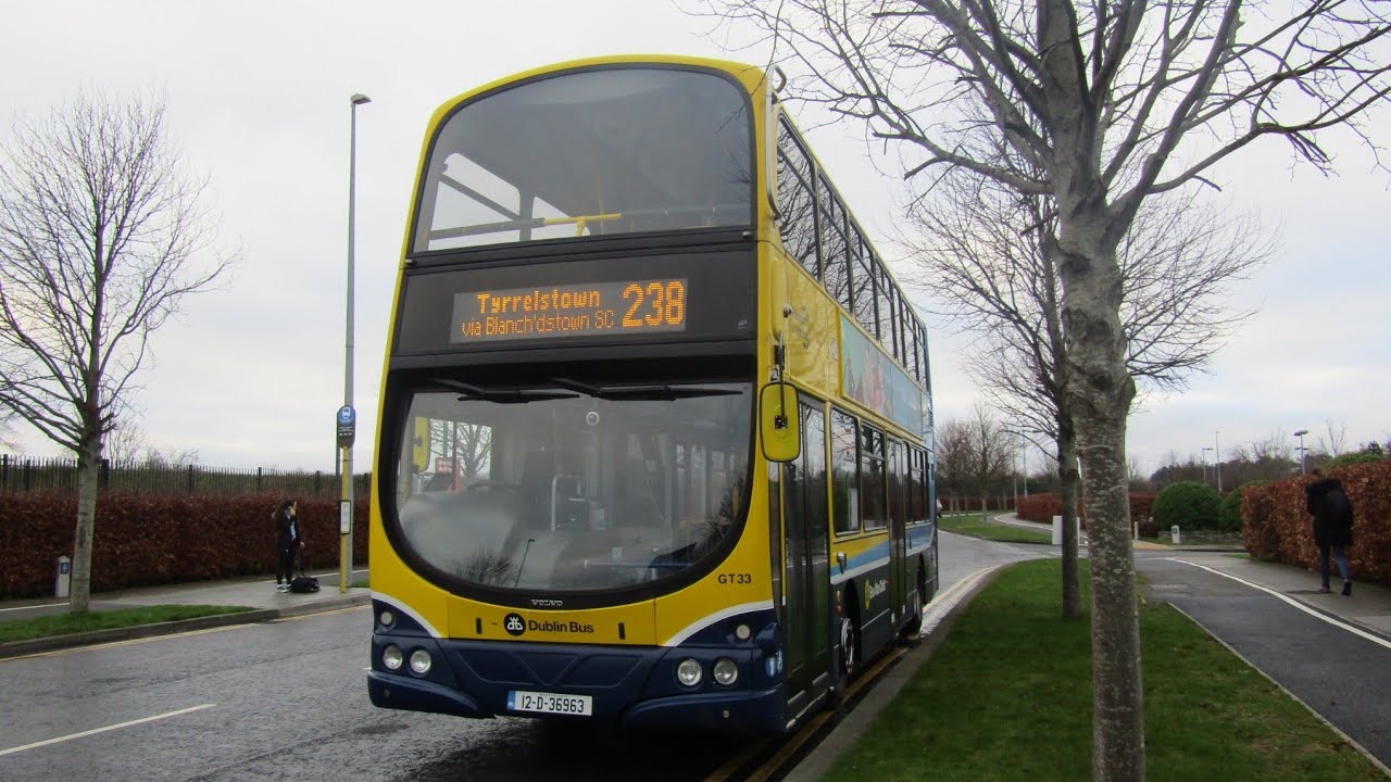 On Board Dublin Bus GT 33 On Route 238 From Blanchardstown SC - Tyrellstown Village