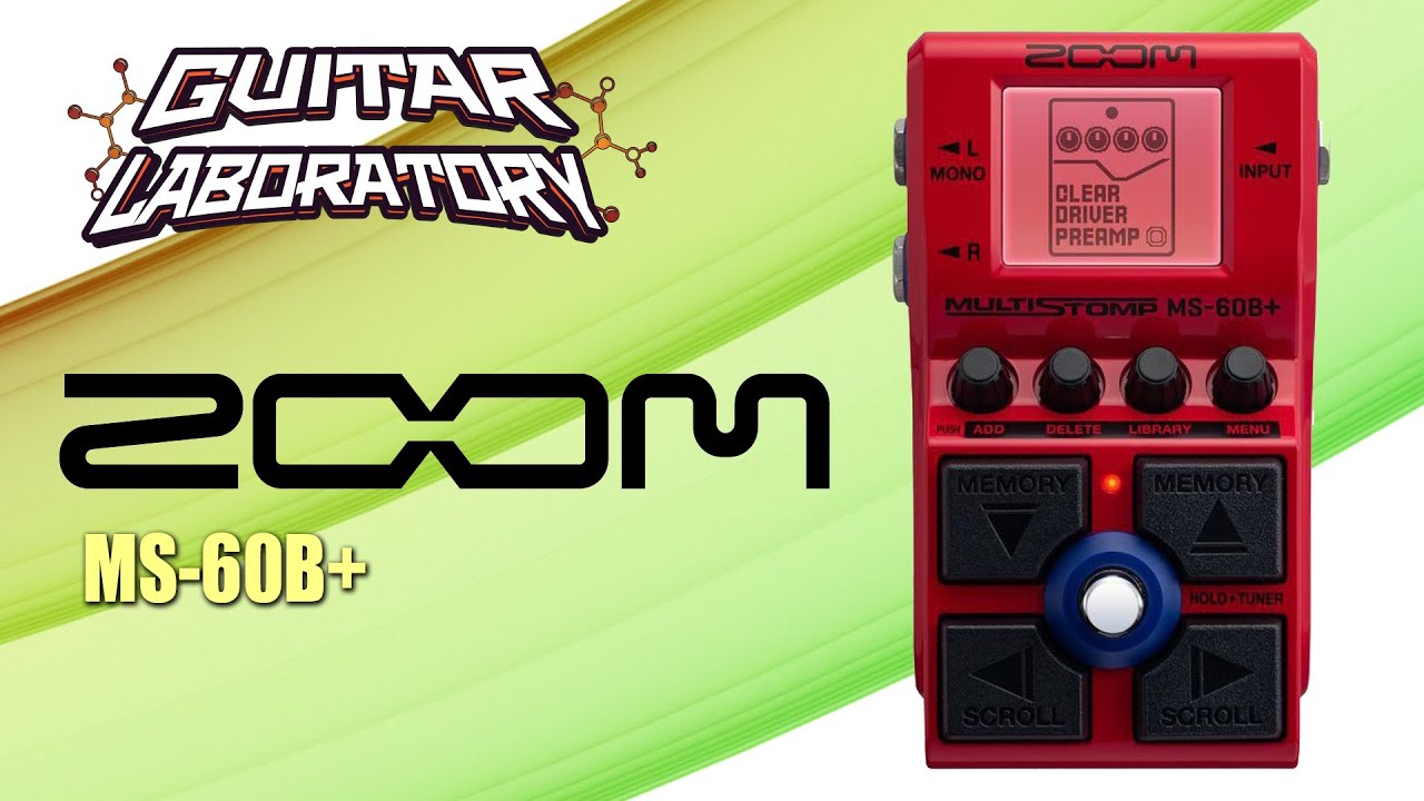Педаль эффектов ZOOM MS 60B+