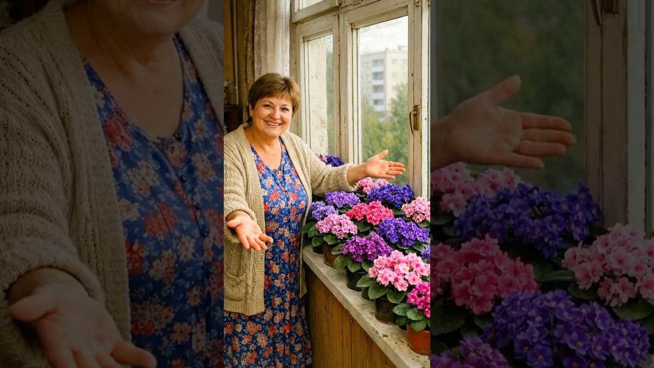Фиалки цветут круглый год как фейерверк, бутоны не вянут месяцами.  #дача  #огород #сад #цветы
