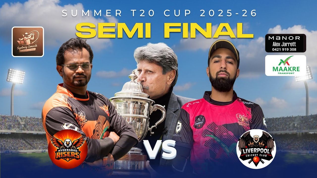 | HYDERABAD RISERS VS LIVERPOOL CC | SUMMER T20 CUP | SEMI FINAL | 08 MARCH 2026 | 2ND INNING |
